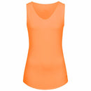 Yoga Top ZIA, V-neck tank mit seitlicher Raffung, verschiedene Farben | kamah - Yoga V-Neck Top mit seitlicher Raffung ZIA - verschiedene Farben - kamah yoga and style