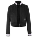 Trainings Yoga Jacke "TIGER" in schwarz - kurze Trainingsjacke TIGER - Farbe schwarz - kamah yoga and style