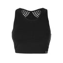 Yoga Bustier, mit herausnehmbaren Pads, seamless, SIDONIA, black | kamah