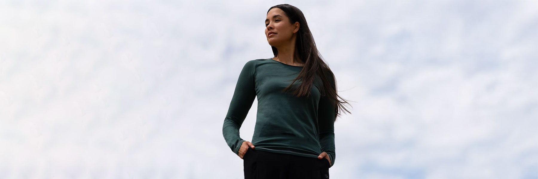 nachhaltig gefertigte Longsleeves für Damen