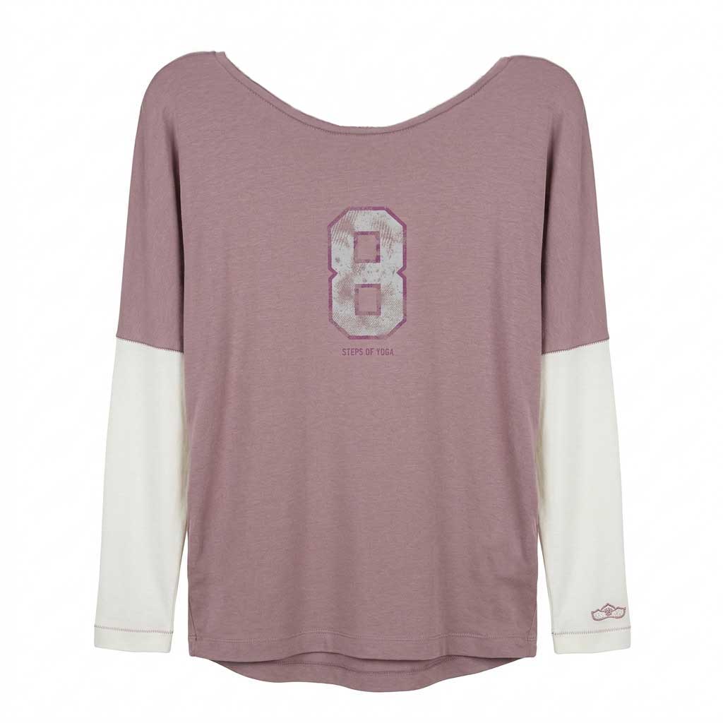 Yoga Longsleeve BELLE im College-Style - kamah