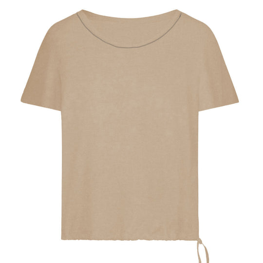 Yoga T Shirt mit Tunnelzug AMINA  - in verschiedenen Farben