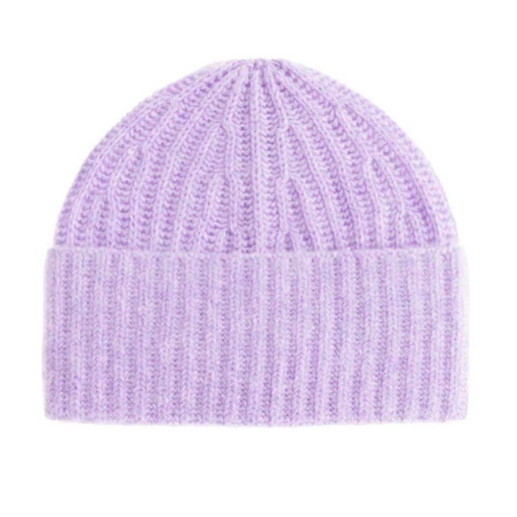  unisex rib knit Mütze aus 100% Cashmere - verschiedene Farben - kamah yoga and style