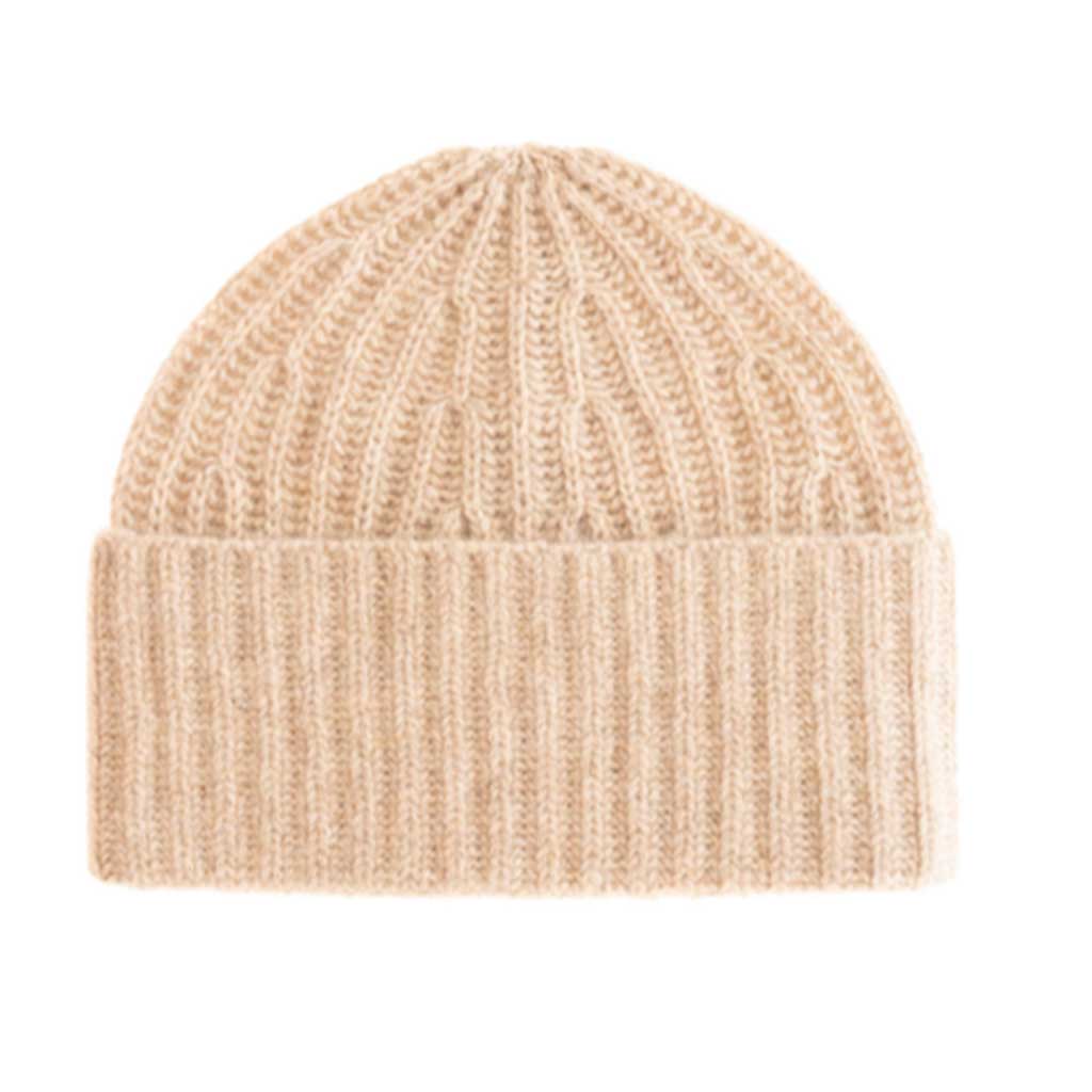  unisex rib knit Mütze aus 100% Cashmere - verschiedene Farben - kamah yoga and style