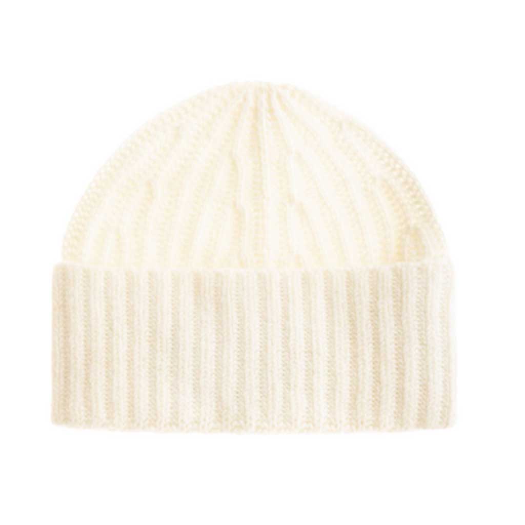  unisex rib knit Mütze aus 100% Cashmere - verschiedene Farben - kamah yoga and style