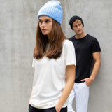Beanie-Mütze aus 100% Cashmere, sky blue, kamah Yoga & Style