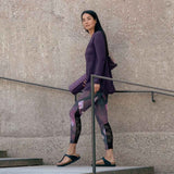 Yoga Legging "Pandora", Diamond - Active Leggings mit Allover-Print - Kamah Yoga and Style