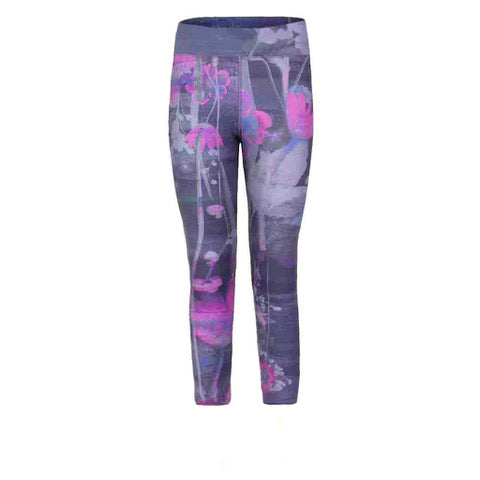 cropped Yoga Leggings PARIS,  Allover Print "Mystique"