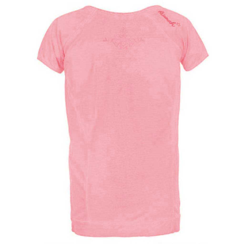 Kurzarm Yoga Shirt LASHANA, Farbe camelia, Stückfärbung, Top | kamah - Yoga-Shirt "Lashana", camelia - Supersoftes T-Shirt im Piece Dye - kamah yoga and style
