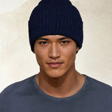 unisex Ribstrick Mütze aus recycelter Merino Wolle, Fair trade - unisex Mütze aus 100% Merino Wool - verschiedene Farben - kamah yoga and style