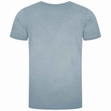 weiches Yoga Kurzarm Shirt für Herren, Farbe blue fog