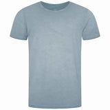 weiches Yoga Kurzarm Shirt für Herren, Farbe blue fog