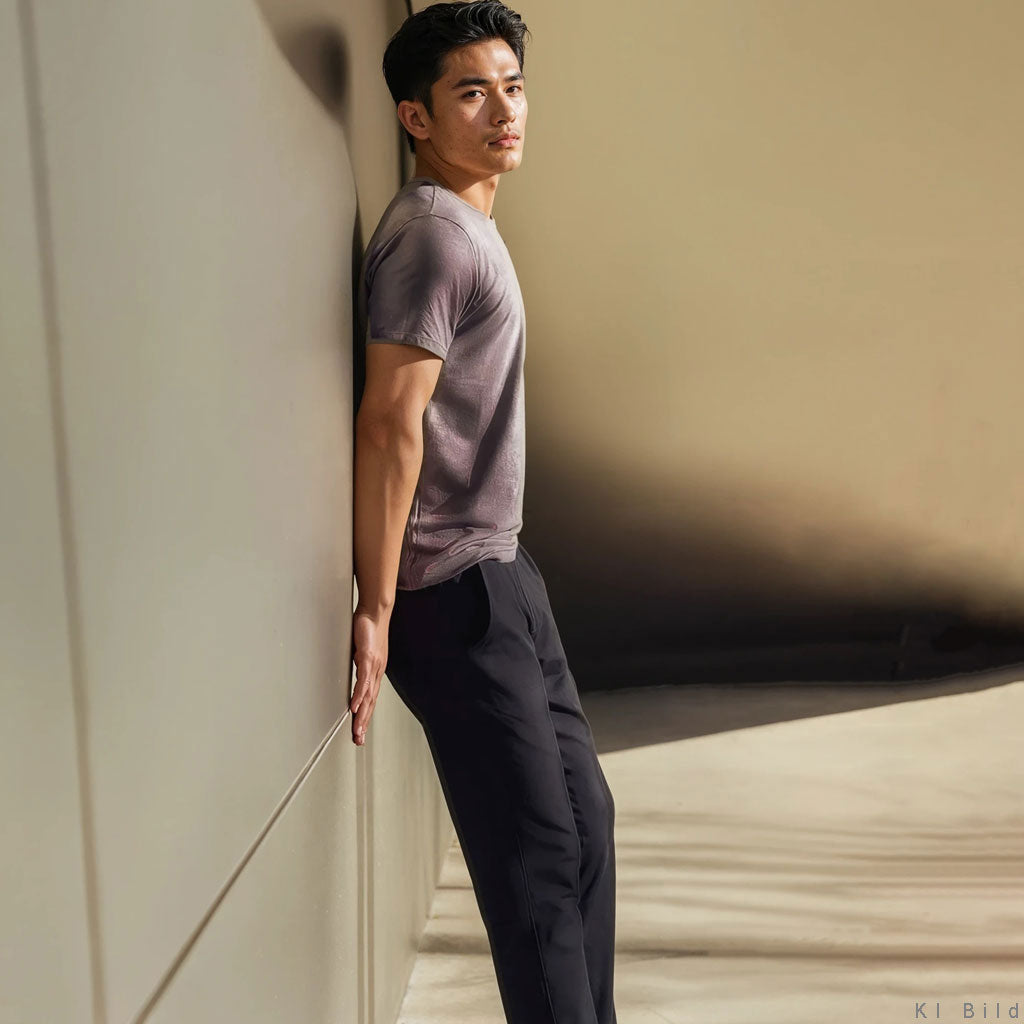 SABU – klassisches Yoga T-Shirt - verschiedene Farben - Herren Kurzarm Shirt SABU, unisex tragbar - verschiedene Farben - kamah yoga and style