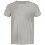 unisex Herren Kurzarm T--Shirt SABU, col. grey melange, piece dye –Kamah Yoga and Style