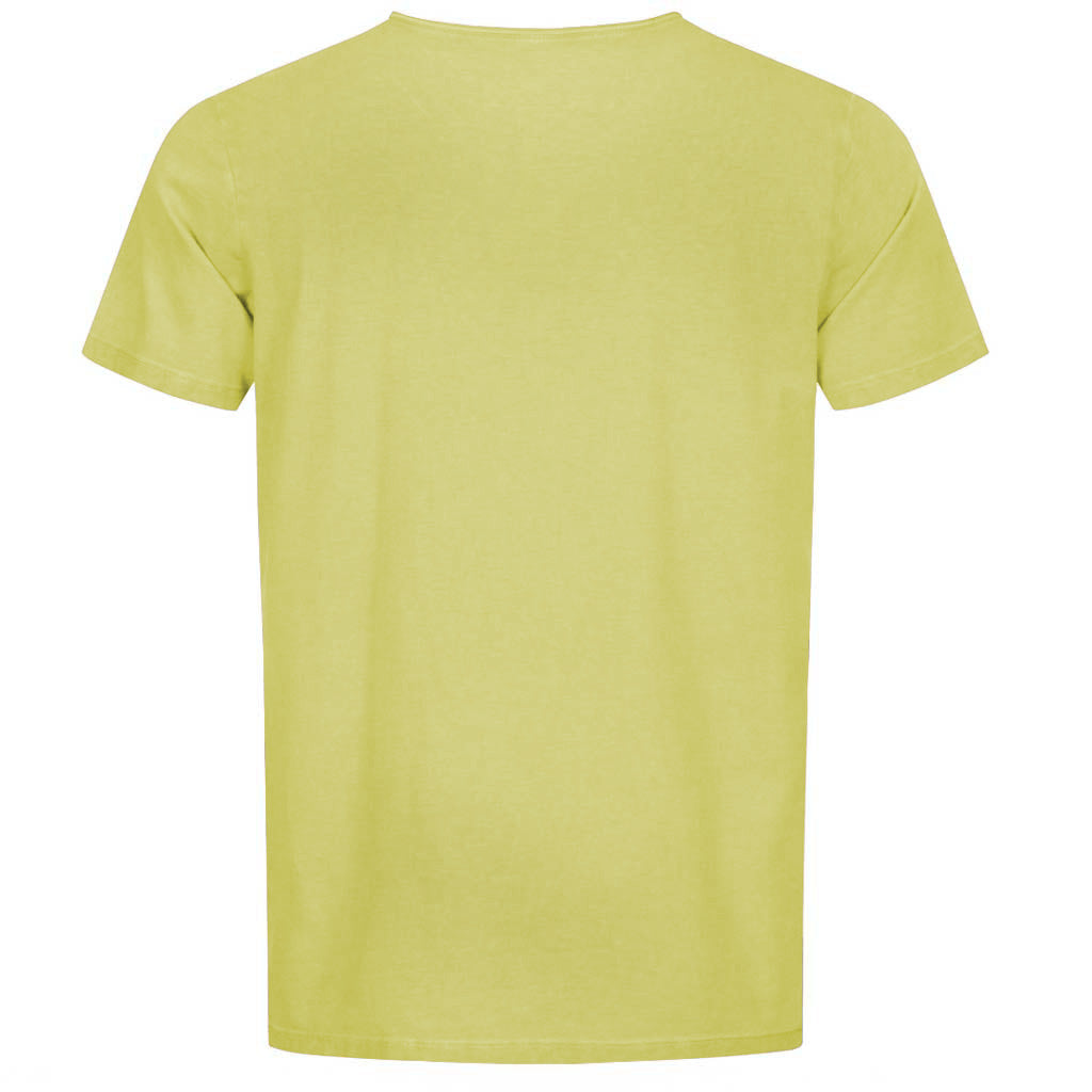 unisex Herren Kurzarm T--Shirt SABU, col. limegreen, piece dye –Kamah Yoga and Style