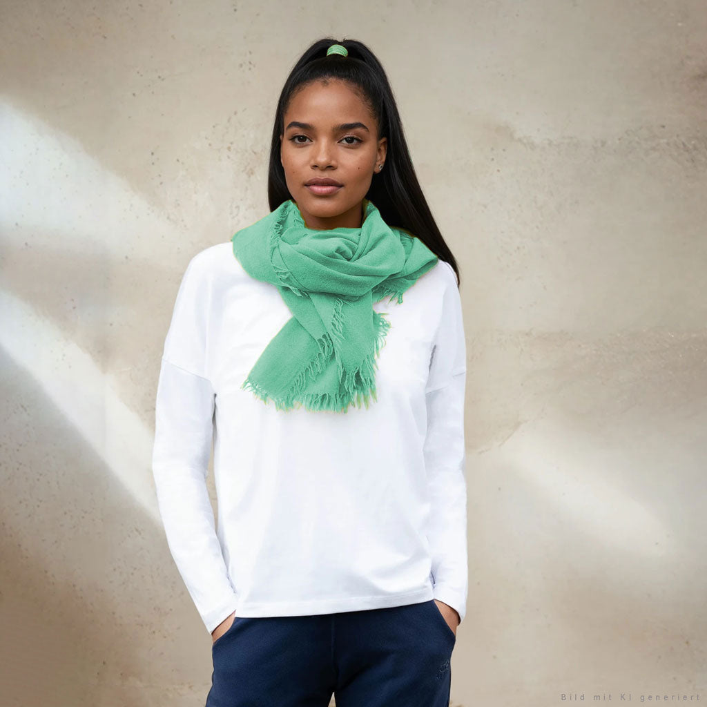 XXL Cashmere Schal im Boho Style - verschiedene Farben - XXL Cashmereschal im Boho Style - verschiedene Farben - kamah yoga and style