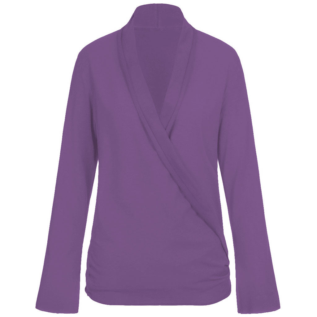 Wickeljacke aus Naturfasern, Tootsie verschiedene Farben  - Yoga Wrap Jacke zum Wickeln TOOTSIE -  in verschiedenen Farben - kamah yoga and style