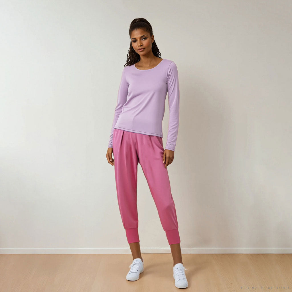 Yoga-Shirt "U", superweiches Langarmshirt, verschiedene Farben | kamah - Longsleeve U - softes Yogashirt  in verschiedenen Farben - kamah yoga and style