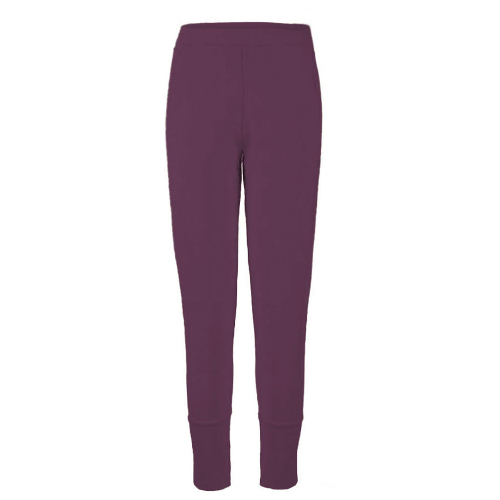 7/8 Yoga Pant UMINA, loose fit, color red purple - Kamah Yoga and Style