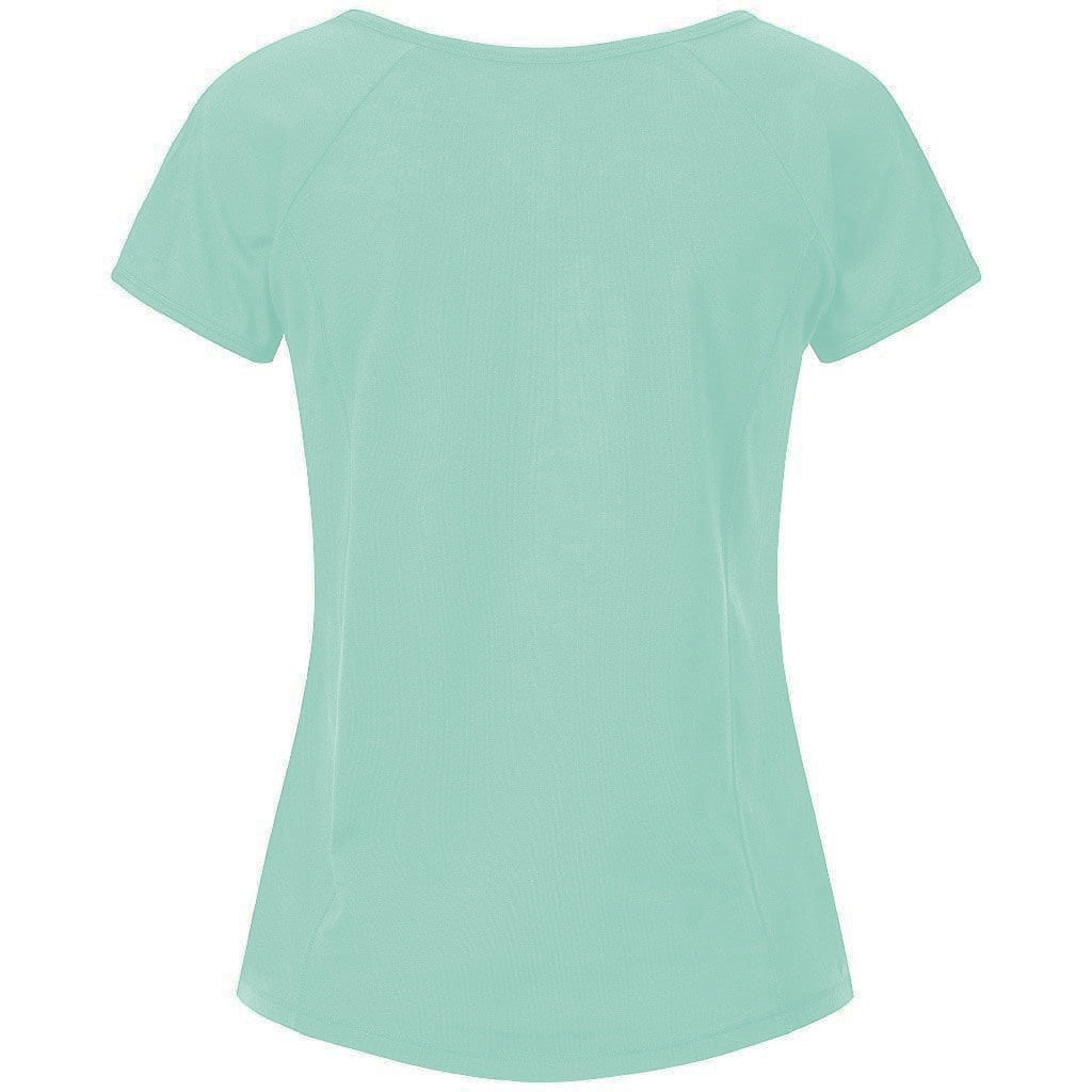 Yoga Kurzarm Shirt für Damen, VIOLA, Farbe mint