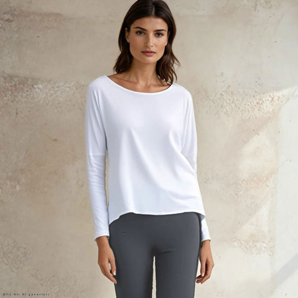 Langarm Shirt VALERIE, verschiedene Farben | kamah - Yoga Longsleeve VALERIE - verschiedene Farben - kamah yoga and style