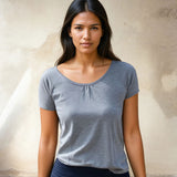 supersoftes Yoga Kurzarm-Shirt VIOLA, verschiedene Farben - kamah yoga and style