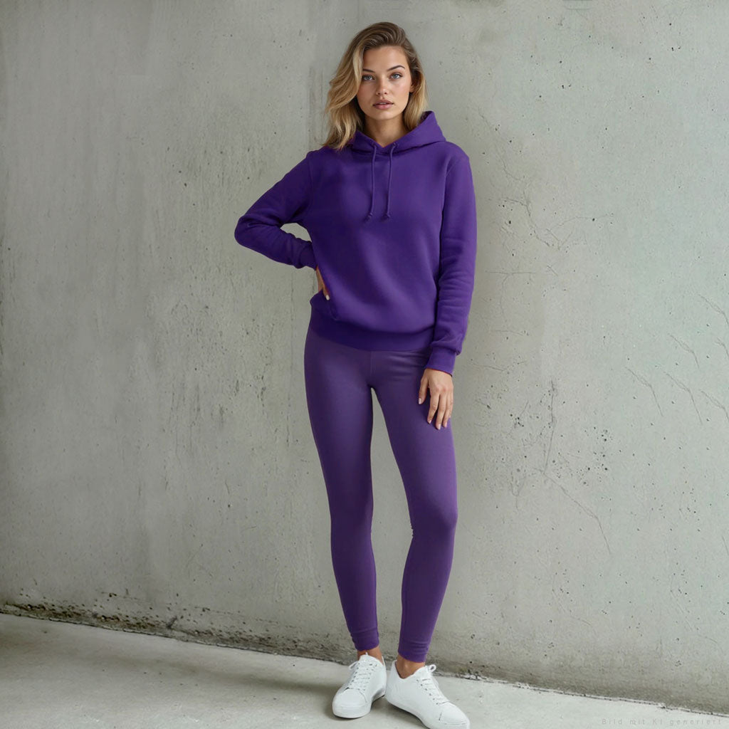 Leggings aus eco-Cotton, mit elastischem Einsatz - Yoga Leggings aus Eco-Cotton, GOPA - in verschiedenen Farben - kamah yoga and style