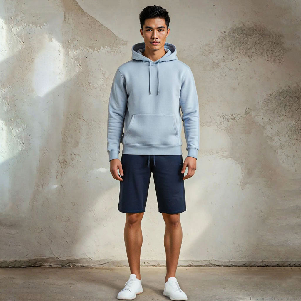 unisex Yoga Shorts TAYLOR - Männer Yoga Shorts TAYLOR, unisex tragbar,  Farbe nightblue - kamah yoga and style