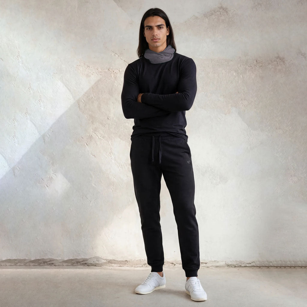 unisex Yoga pant, Jogginghose Loungewear, Farbe charcoal | kamah - Sweat Pant ZAR, for HIM&HER - Farbe charcoal - kamah yoga and style