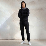 unisex Yoga pant, Jogginghose Loungewear, Farbe charcoal | kamah - Sweat Pant ZAR, for HIM&HER - Farbe charcoal - kamah yoga and style