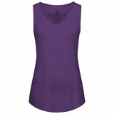 Yoga Top "ZIA", lilac - V-Neck Top mit seitlicher Raffung - in verschiedenen Farben - Kamah 