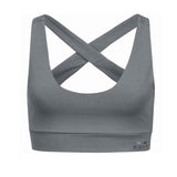 Yoga Bra Top "Zoe", steel, Front, kamah