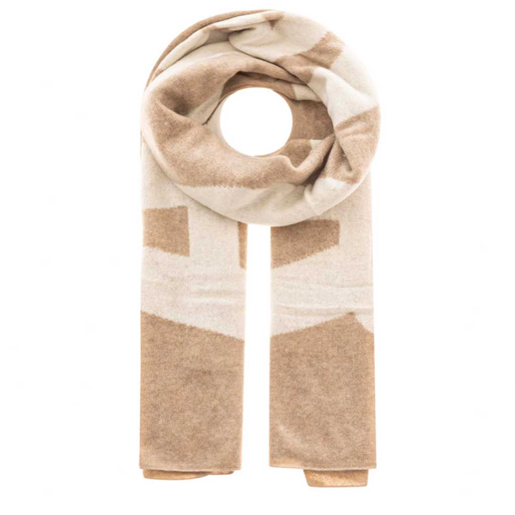 Luxuriöser Cashmere Schal mit mehrfarbigen Designelementen, Fair Trade - grosses Cashmere Plaid mit buntem Schriftzug- verschiedene Farben - kamah yoga and style