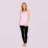 Yoga Top "Erin", pale violet - Supersoftes Basic Tanktop - Kamah Yoga and Style