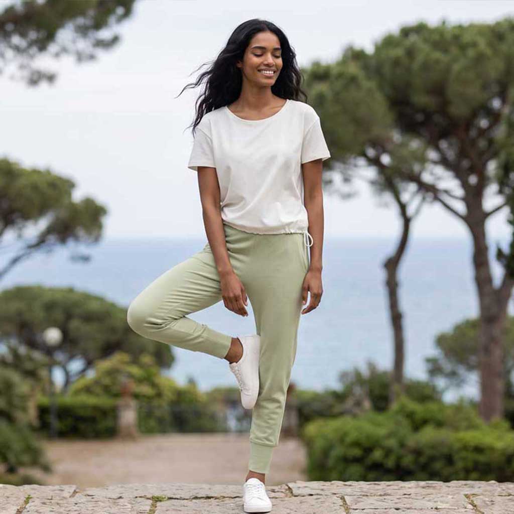 7/8 Yogahose aus Funktionsmaterial, verschiedene Farben, kamah - UMINA, 7/8 Yoga Pant für Frauen, locker geschnitten - verschiedene Farben - kamah yoga and style