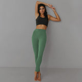 Leggings aus eco-Cotton, mit elastischem Einsatz - Yoga Leggings aus Eco-Cotton, GOPA - in verschiedenen Farben - kamah yoga and style