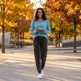 Yoga Longsleeve LOVE - Farbe heaven