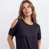 Yoga Top RAFFAELA,  Cropped Shirt , freie Schultern, verchiedene Farben | kamah yoga and style