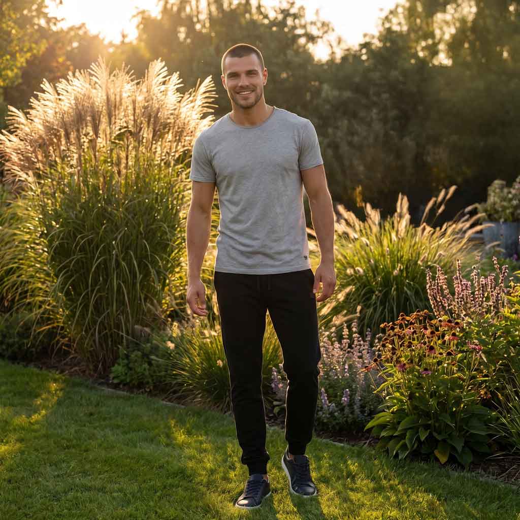 Herren Kurzarm Shirt SABU, verschiedene Farben - kamah yoga and style