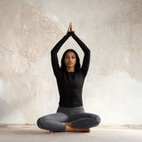 Leggings aus eco-Cotton, mit elastischem Einsatz - Yoga Leggings aus Eco-Cotton, GOPA - in verschiedenen Farben - kamah yoga and style