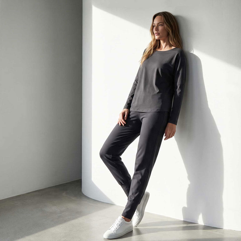 Langarm Shirt VALERIE, verschiedene Farben | kamah - Yoga Longsleeve VALERIE - verschiedene Farben - kamah yoga and style