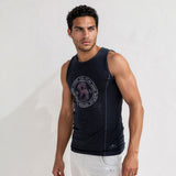 Yoga Tank Top TILL, Farbe nightblue | kamah - Yoga-Top "Till", nightblue - Herren-Shirt mit perfekter Passform - kamah yoga and style