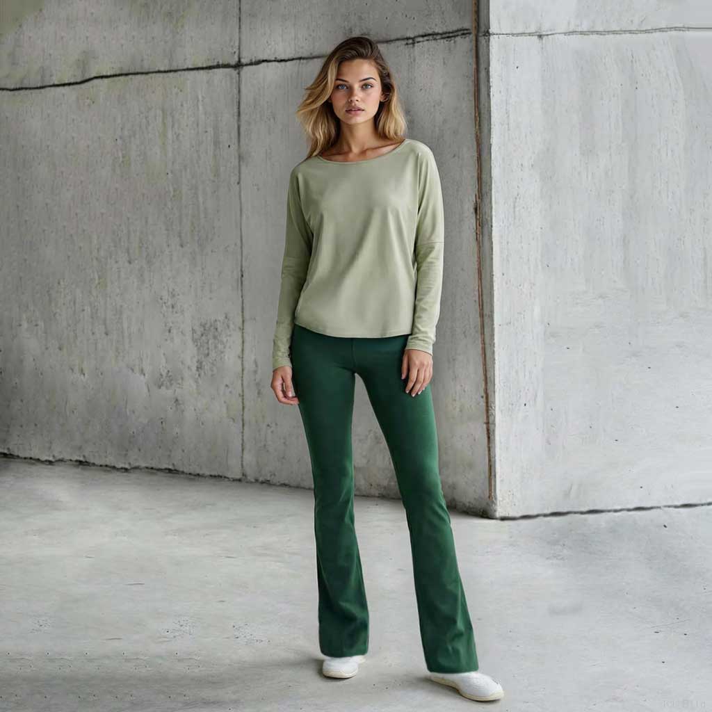 Yogahose STEFANIA, Bootcut | kamah - Yoga Hose STEFANIA - Flare Pant mit hohem Bund - kamah yoga and style