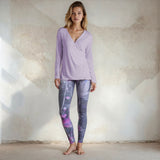 Yoga Langarmshirt SUSAN, verschiedene Farben, Wrap Pulli | kamah - Yoga Langarmshirt in Wickeloptik SUSAN - verschiedene Farben - kamah yoga and style