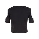 Yoga Top RAFFAELA,  Cropped Shirt , freie Schultern, verchiedene Farben | kamah yoga and style