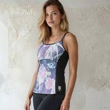 Yoga Top mit Innen-Bra SVENJA , Allover Print shang li - kamah yoga and style