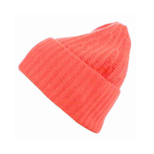 Beanie-Mütze aus 100% Cashmere, bright orange, kamah Yoga & Style