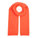 unisex Schal aus 100% Cashmere - Farbe orange