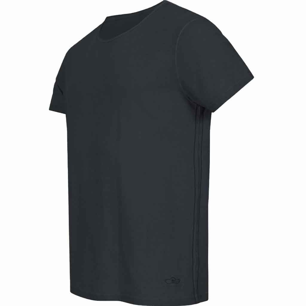 unisex Herren Kurzarm T--Shirt SABU, col. Charcoal–Kamah Yoga and Style