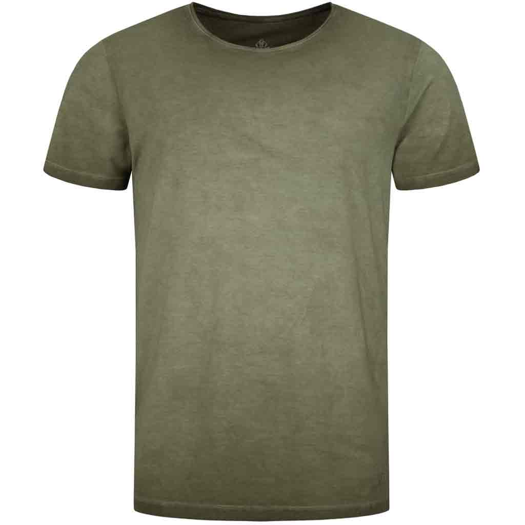 unisex Herren Kurzarm T--Shirt SABU, col. Aloe, piece dye –Kamah Yoga and Style